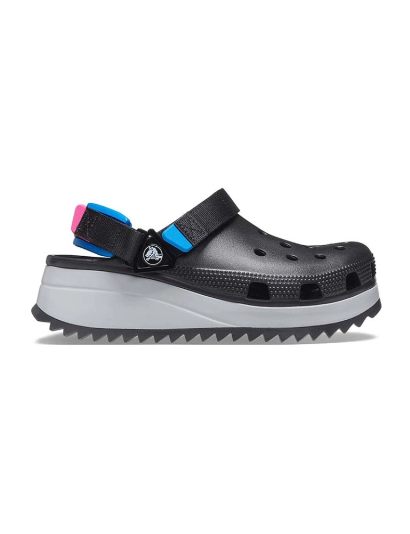 Crocs - Classic Hiker Clog Unisexo Preto/Azul/Rosa