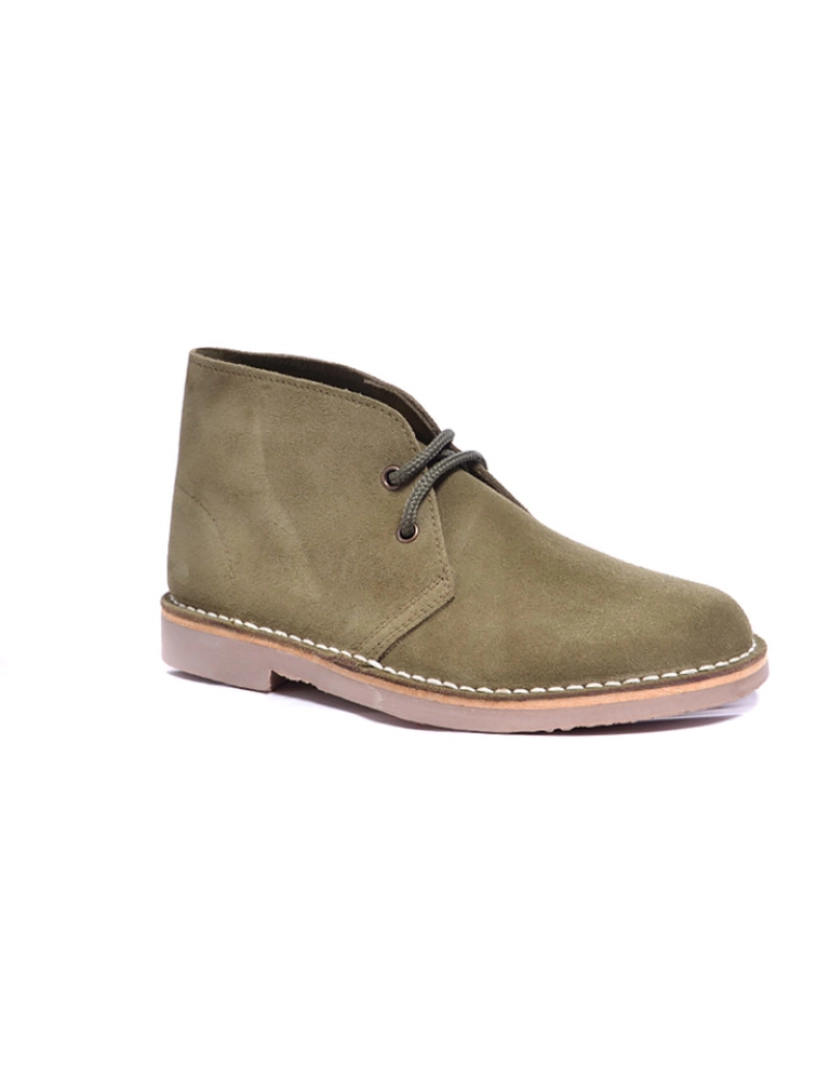 ShoeColours - Botas Safari Kids Atacadores Kaki