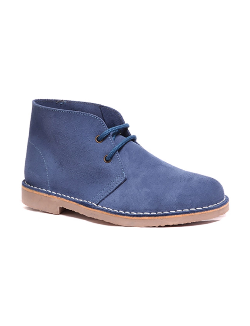 ShoeColours - Botas Safari Kids Atacadores Azul França