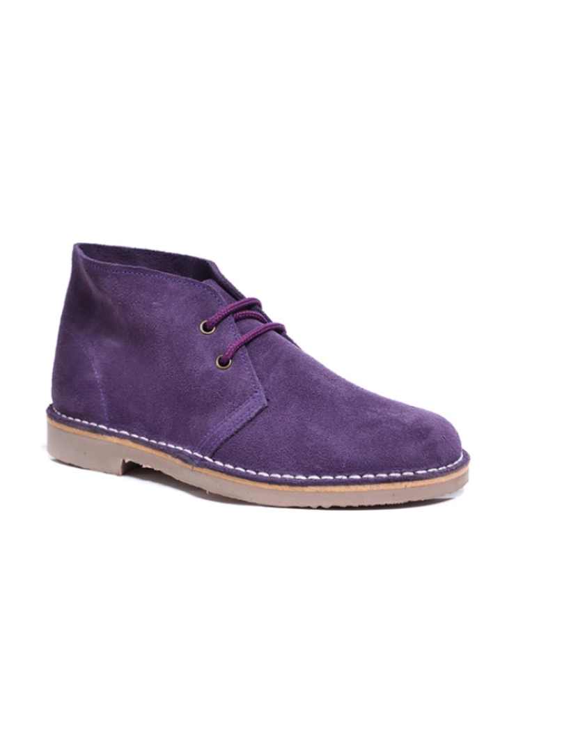 ShoeColours - Botas Safari Kids Atacadores Roxo