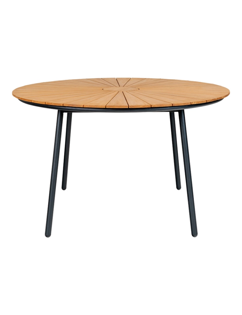 House Nordic - Mesa de Jantar Cleveland Natural / Preta