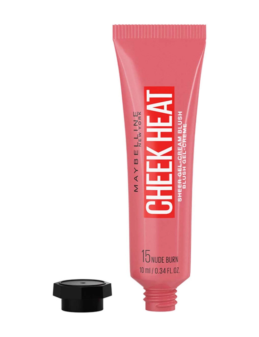 Maybelline - Blush Gel-Creme Sheer Cheek Heat #15-Nude Burn