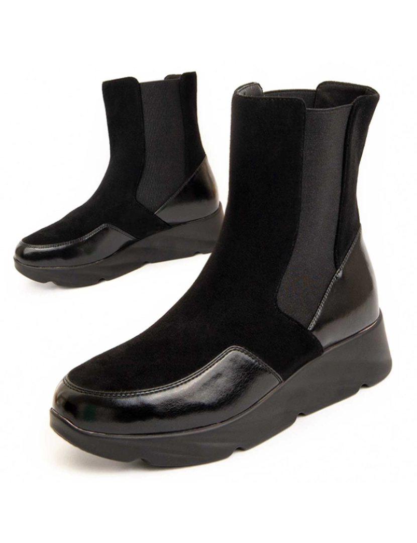 Montevita - Botins com SaltoSenhora Preto