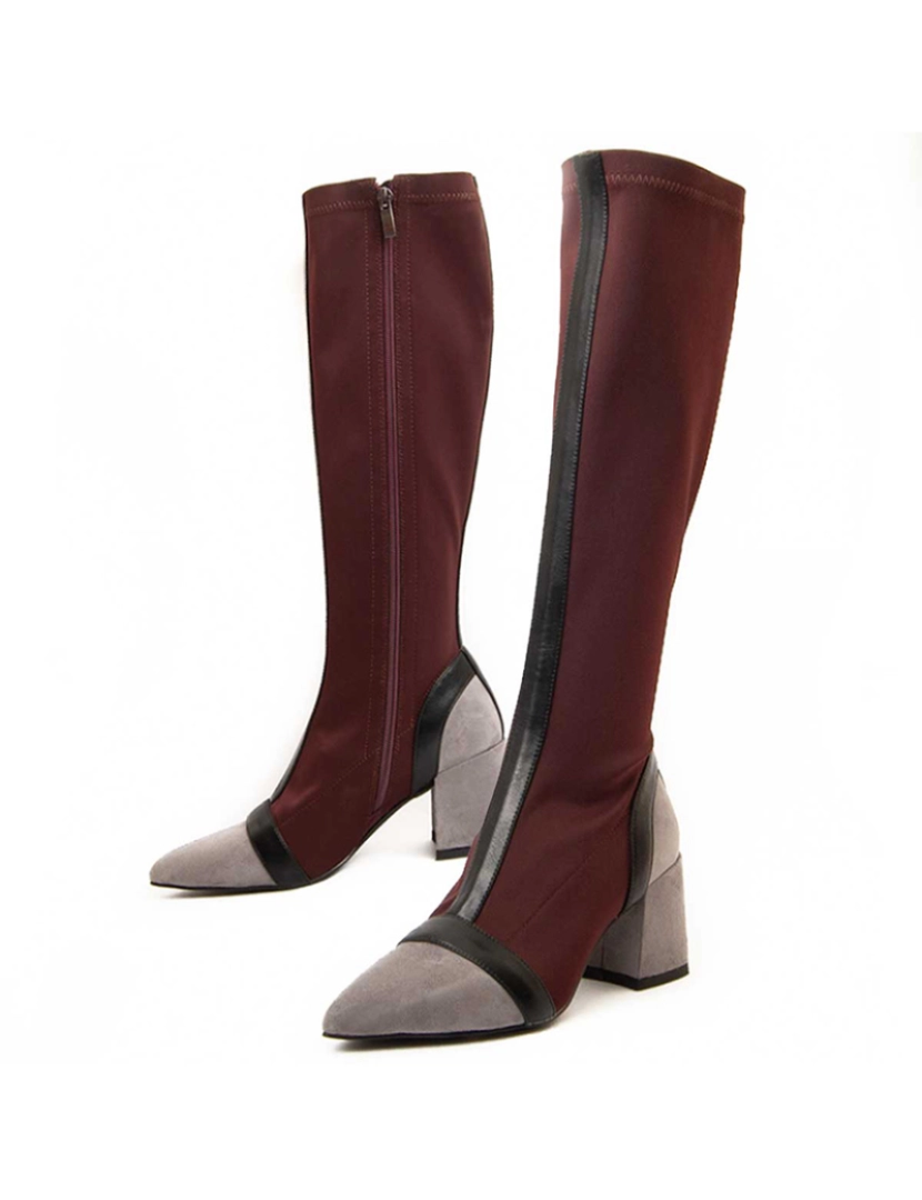 Montevita - Botas de Salto Senhora Bordeaux