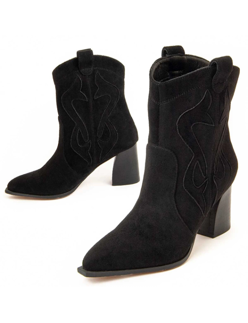 Montevita - Botas de Salto Senhora Preto