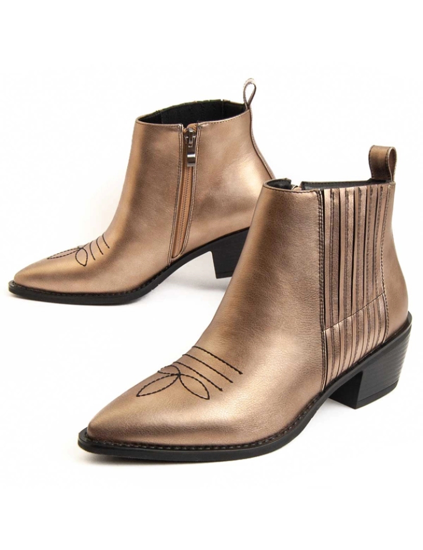 Montevita - Botas de Salto Senhora Dourado