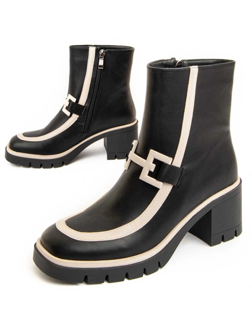 Montevita - Botas de Salto Senhora Preto