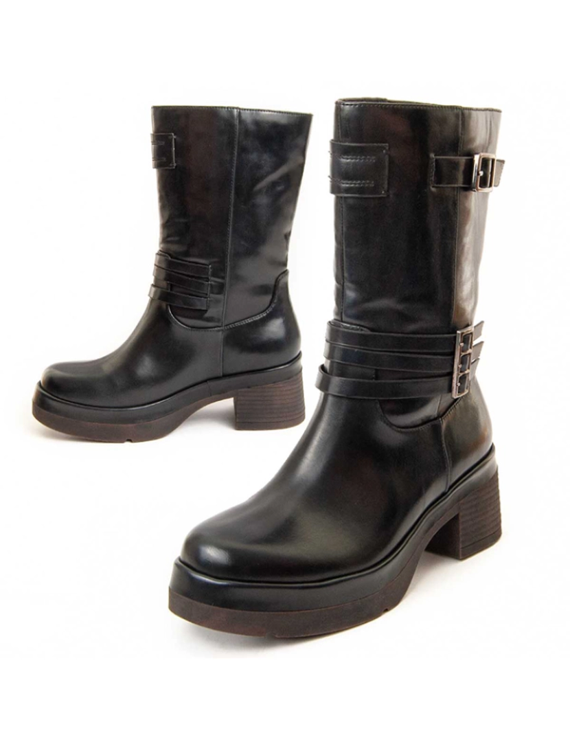 Montevita - Botas de Salto Senhora Preto