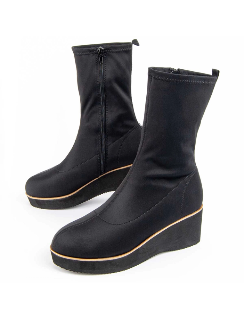 Montevita - Botins com SaltoSenhora Preto