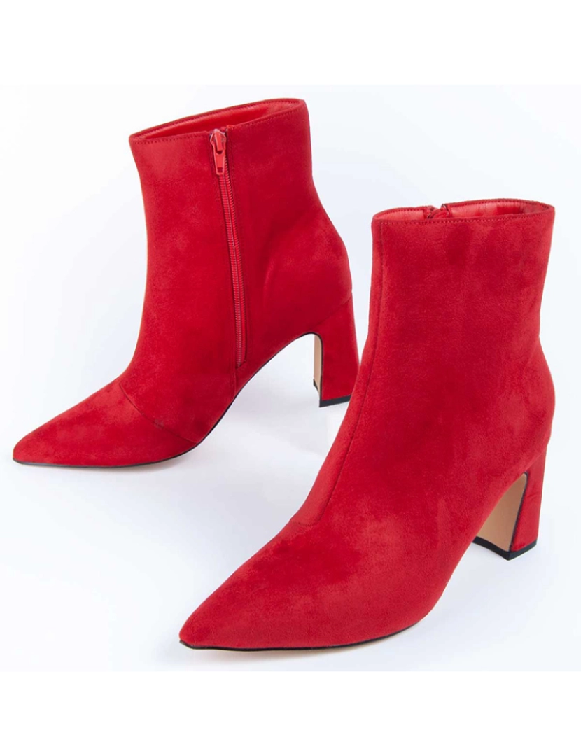 Montevita - Botas de Salto Senhora VERMELHO