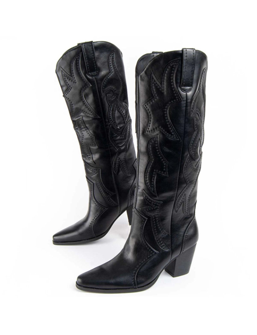 Montevita - Botas de Salto Senhora Preto