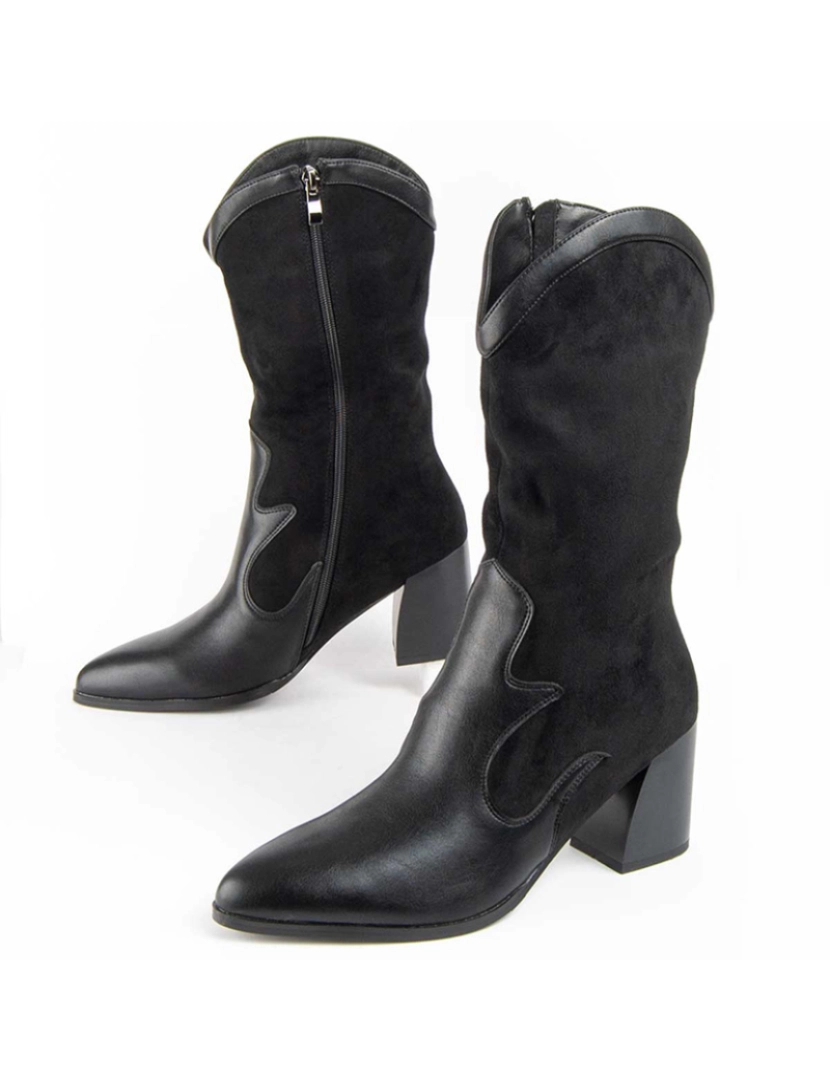 Montevita - Botas de Salto Senhora Preto