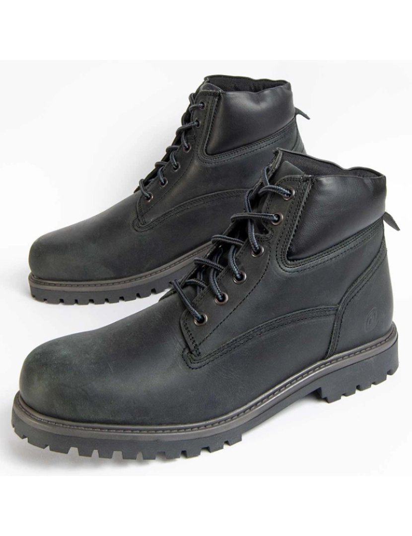 Purapiel  - Botas Homem Preto