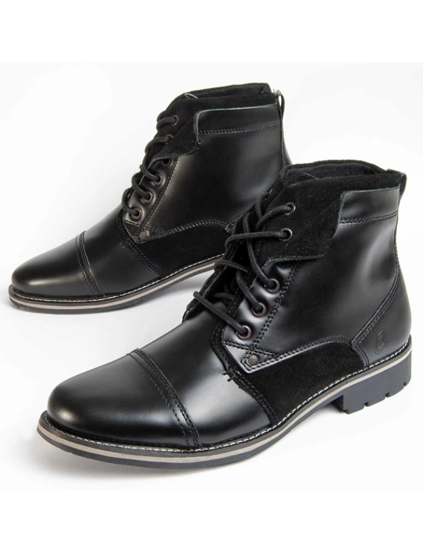 Purapiel  - Botas Homem Preto