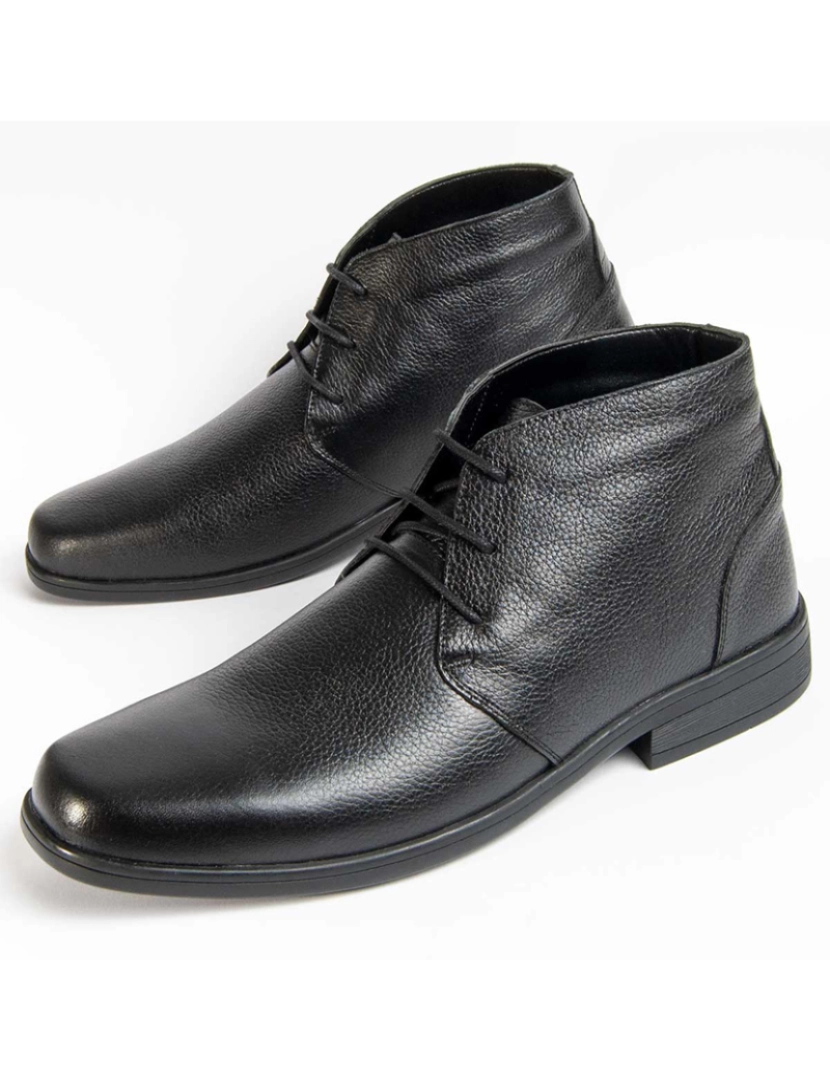 Purapiel  - Botas Homem Preto