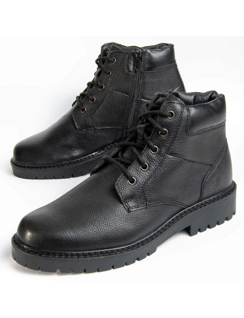 Purapiel  - Botas Homem Preto