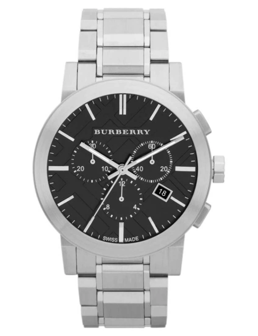 Burberry - Relógio de homem prateado