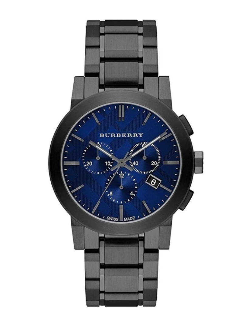 Burberry - Relógio de Homem Chronograph Preto Metalizado 42mm