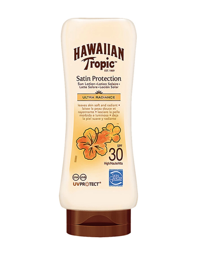 Hawaiian Tropic - Loção Solar Satin Ultra Radiance SPF30 1 