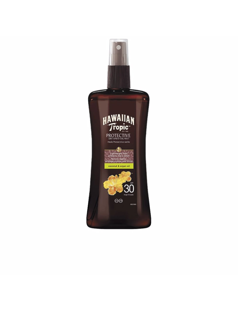 Hawaiian Tropic - Óleo Seco De Coco & Argan Spf30 Spray 20 