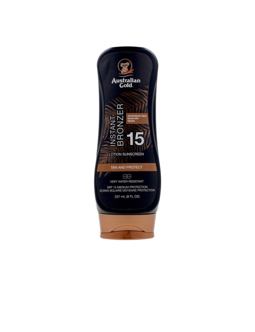 Australian Gold - Loção Sunscreen Spf15 Com Bronzer 237 Ml 