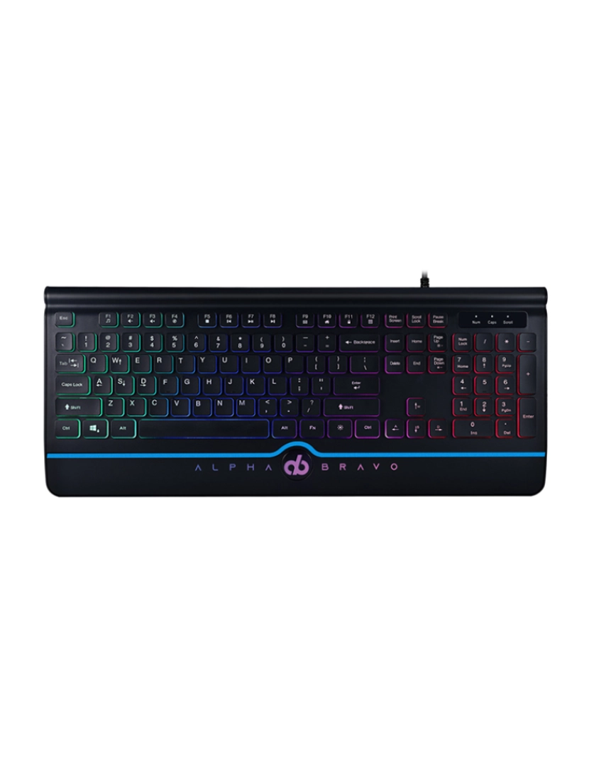 Veho - Veho Alpha Bravo GK1 USB Wired Gaming Keyboard ? US Layout 