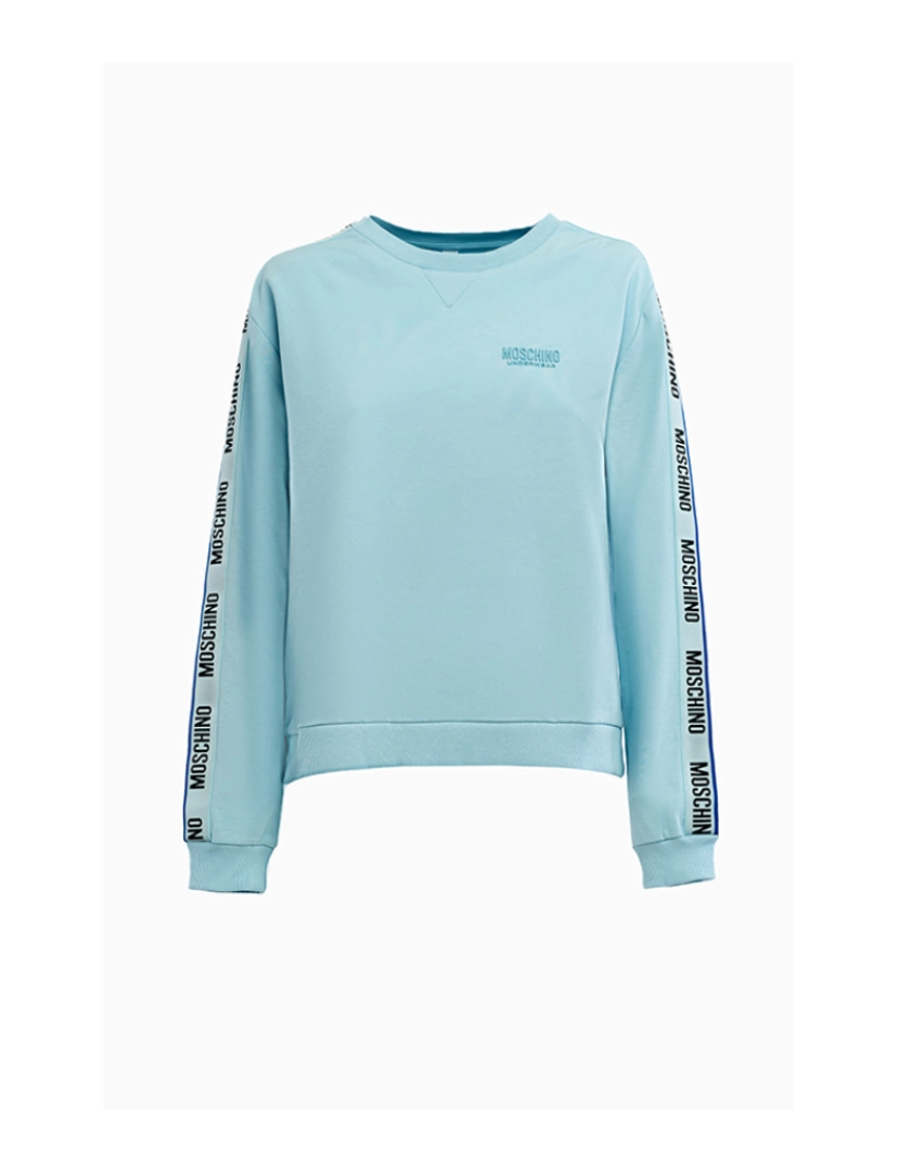 Moschino - Sweatshirt de Senhora Azul Claro