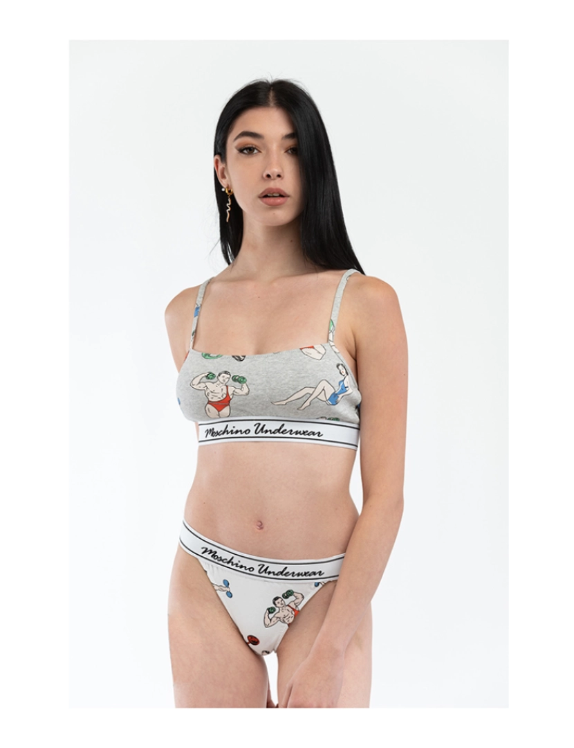 Moschino - Top Fantasia Negra de Senhora