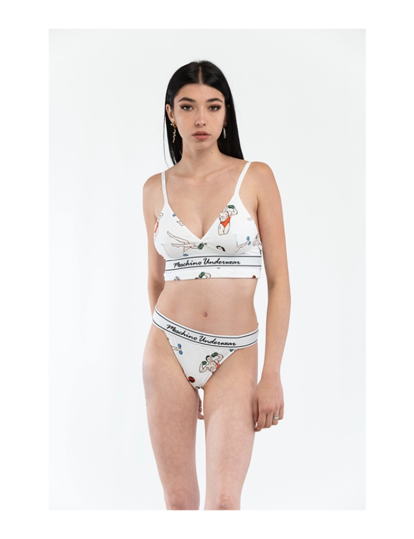 Moschino - Top de Senhora Branco Fantasia