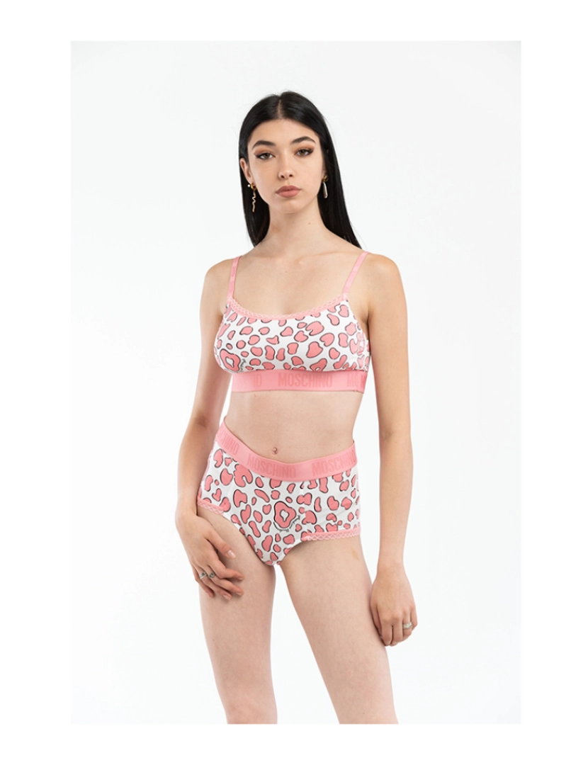 Moschino - Top de Senhora Rosa Fantasia