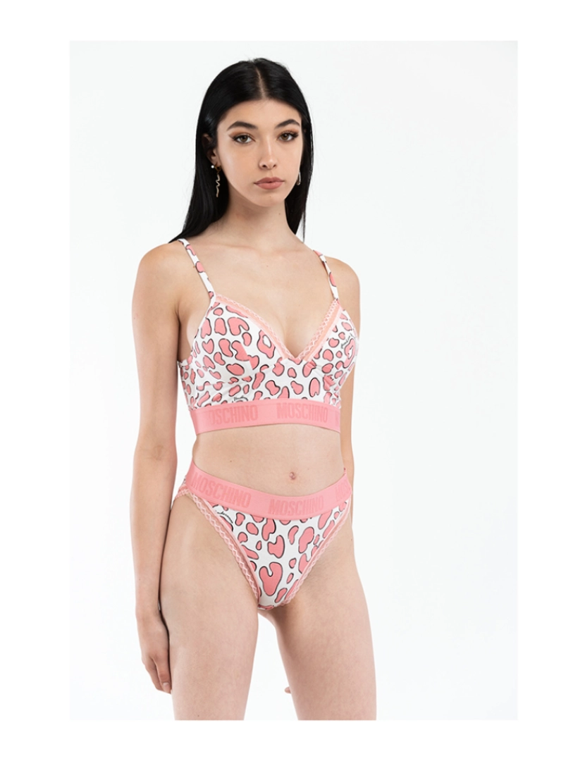 Moschino - Top de Senhora Rosa Fantasia