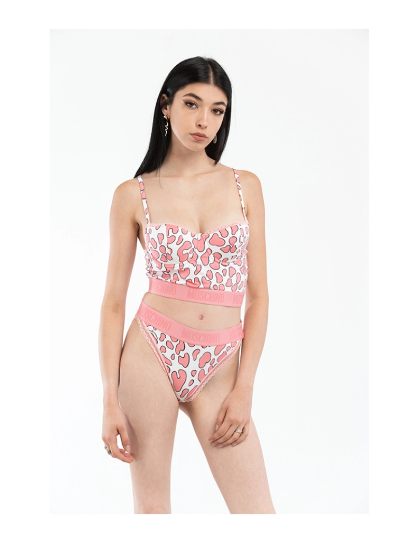 Moschino - Top de Senhora Rosa Fantasia