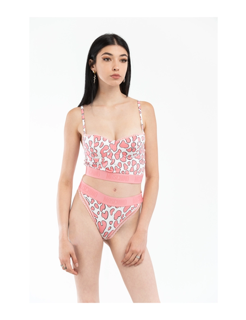 Moschino - Slips de Senhora Rosa Fantasy