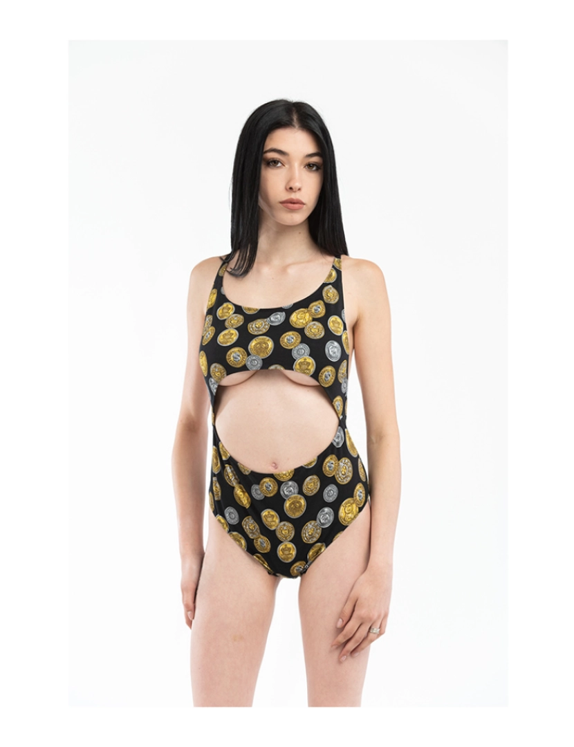 Moschino - Body Senhora Negro Fantasia