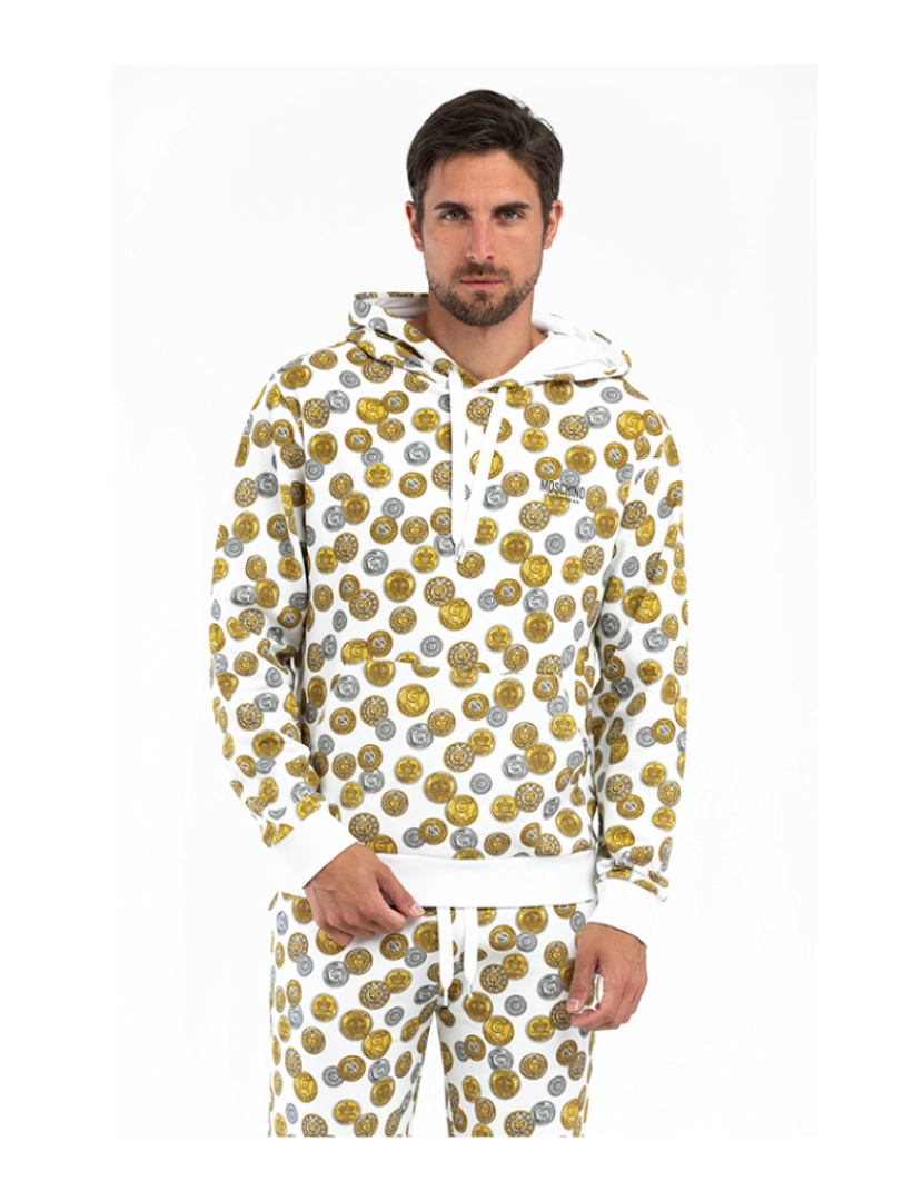 Moschino - Camisola de Homem Branca Fantasia