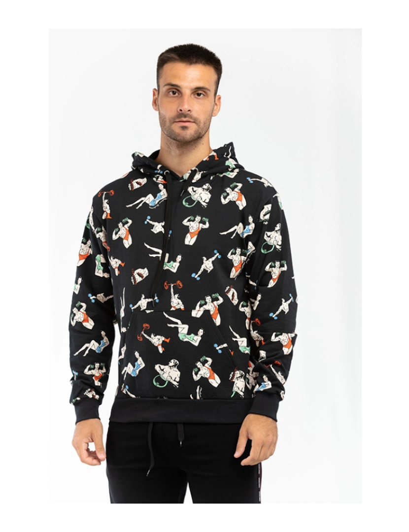 Moschino - Camisola de Homem Preta Fantasia