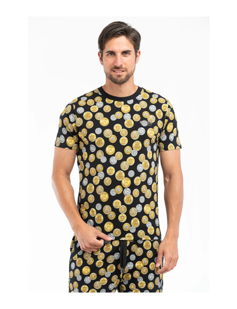 Moschino - T-Shirt Homem Preto Fantasia