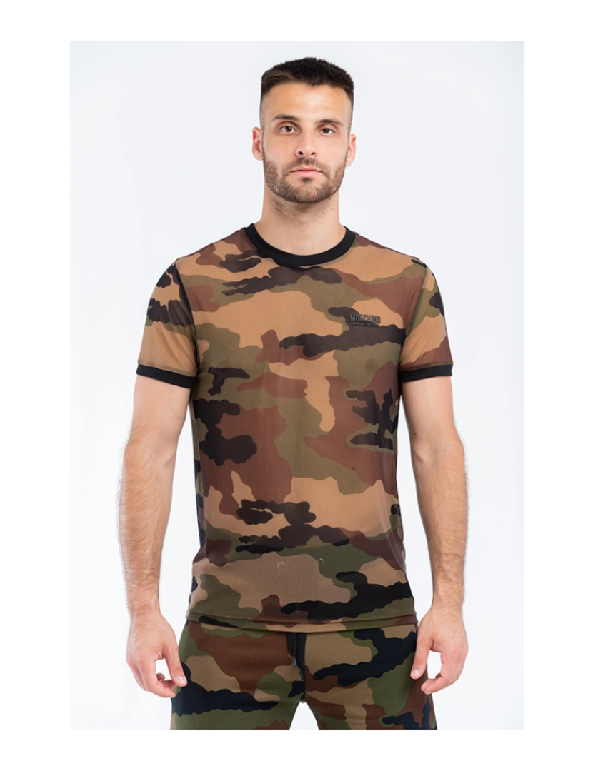 Moschino - T-Shirt Homem Verde Fantasia