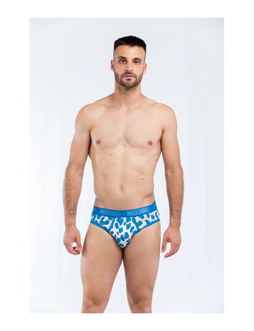 Moschino - Cuecas de Homem Azul Céu Fantasia