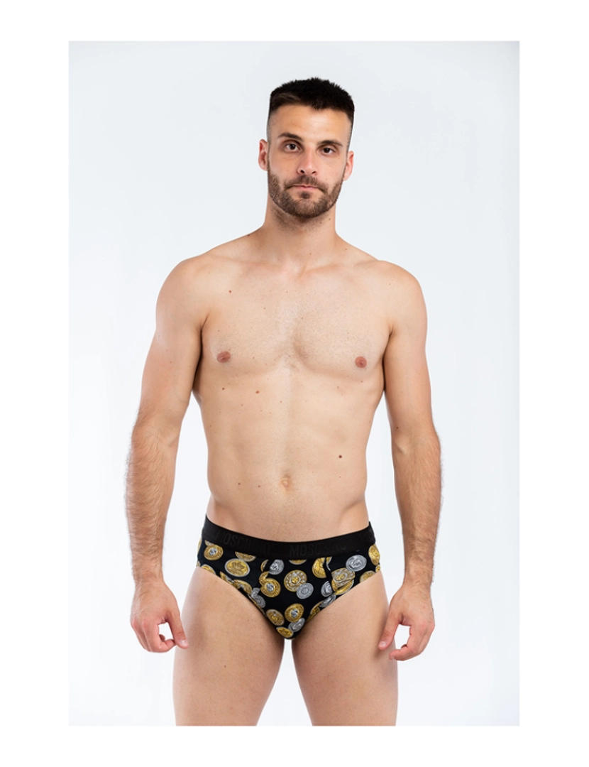 Moschino - Cuecas de Homem Branca Fantasia