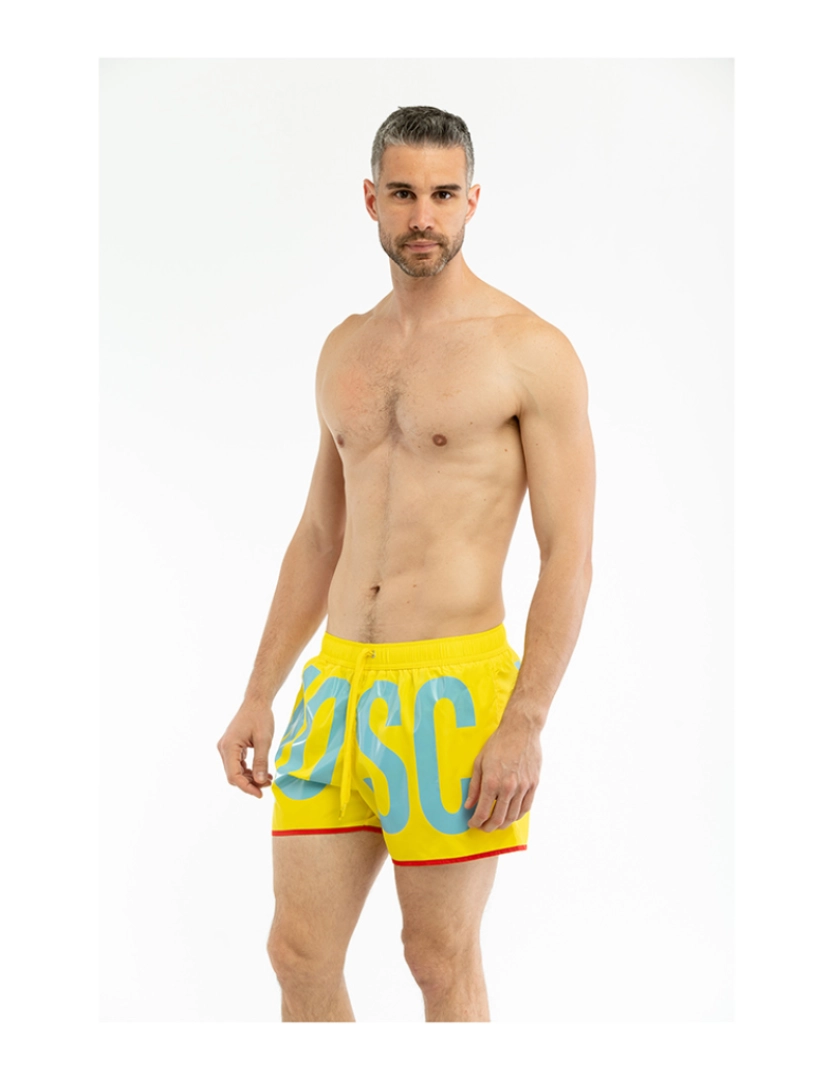 Moschino - Calções de Natação Homem Multi Amarelo