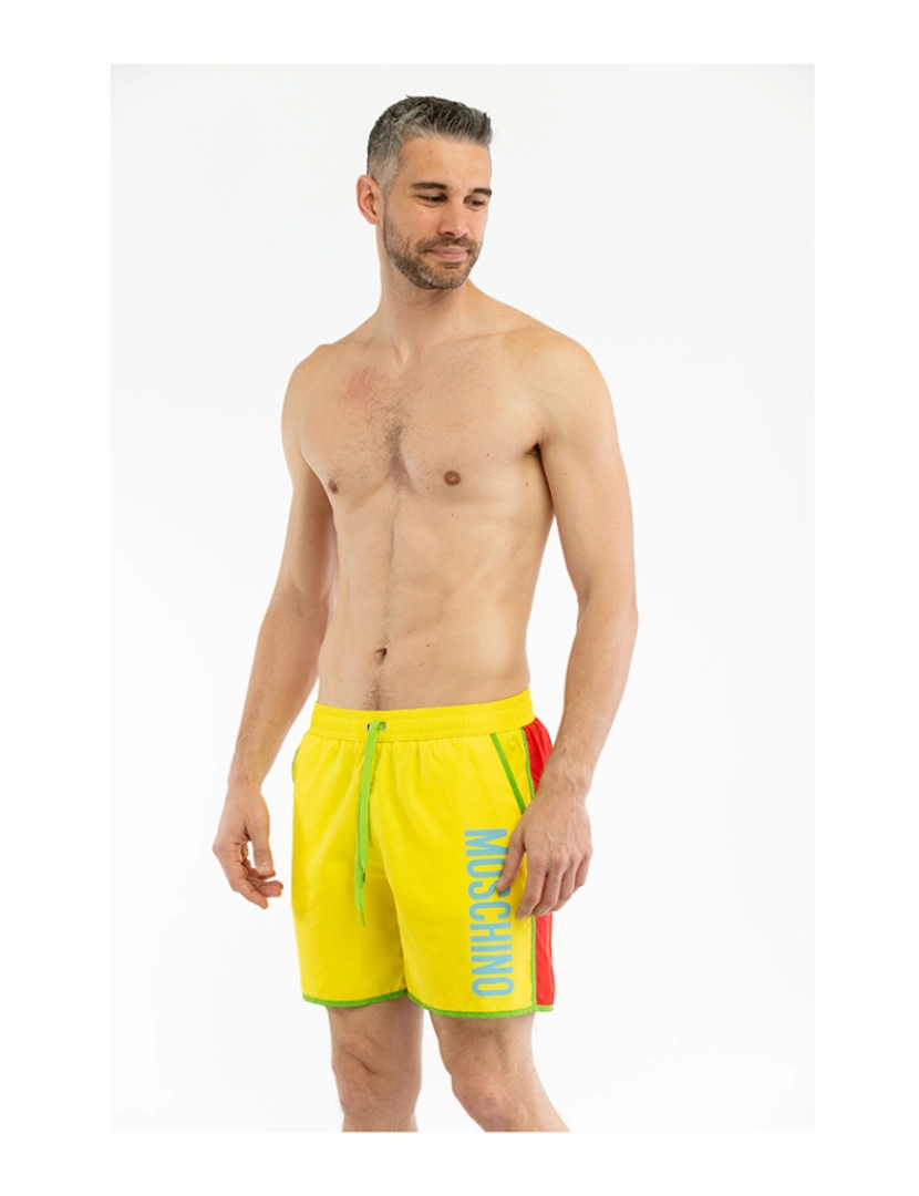 Moschino - Calções de Natação Homem Multi Fúcsia