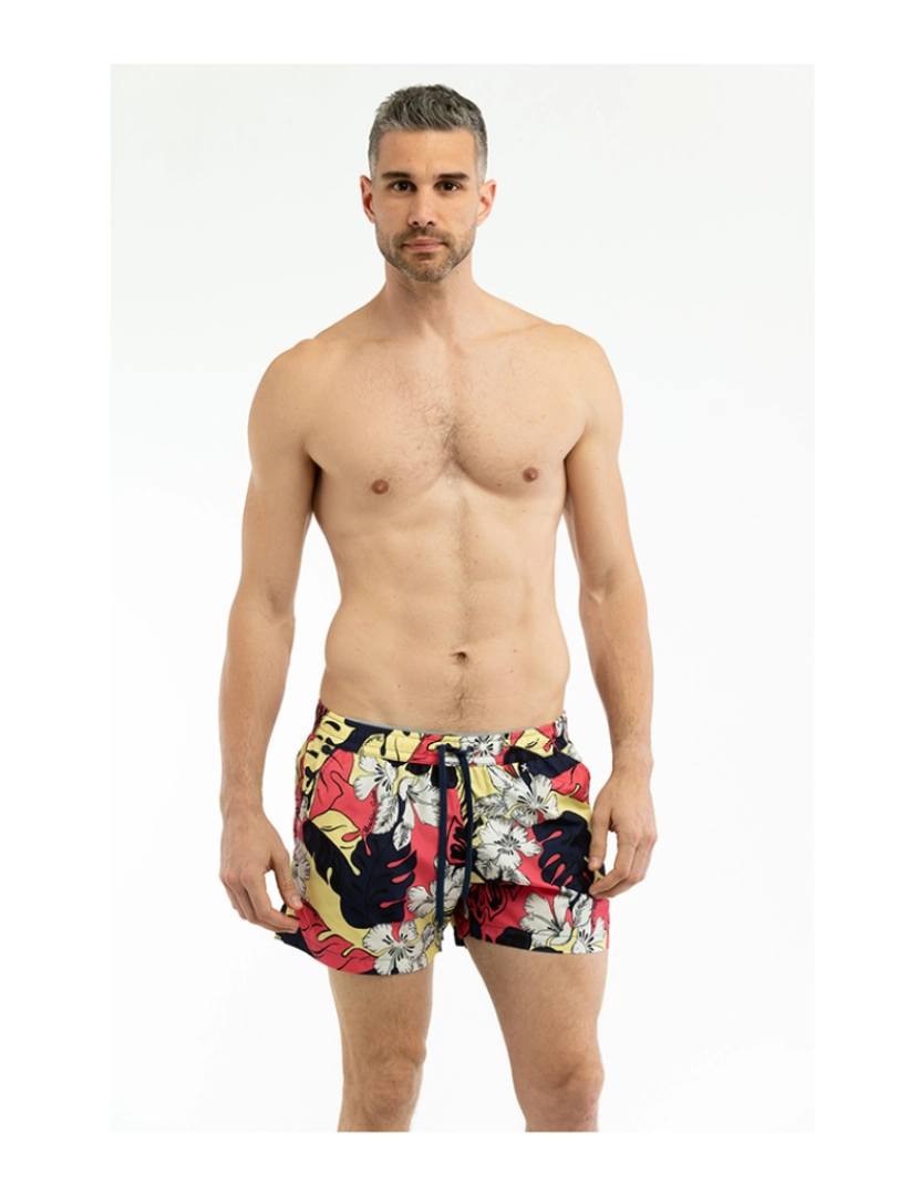 Moschino - Calções de Natação Homem Multi Fúcsia