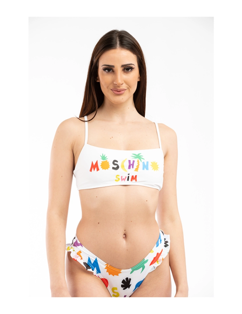 Moschino - Bikini Top Senhora Branco