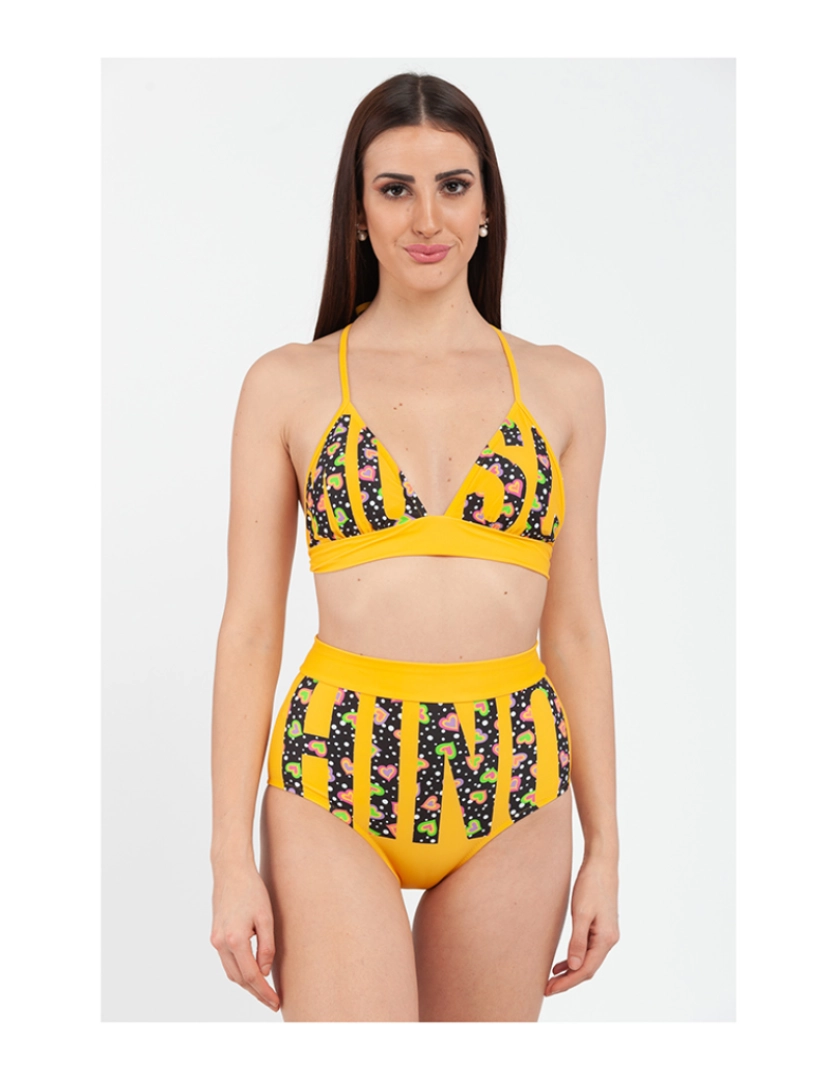 Moschino - Bikini Top Senhora Amarelo Fantasia