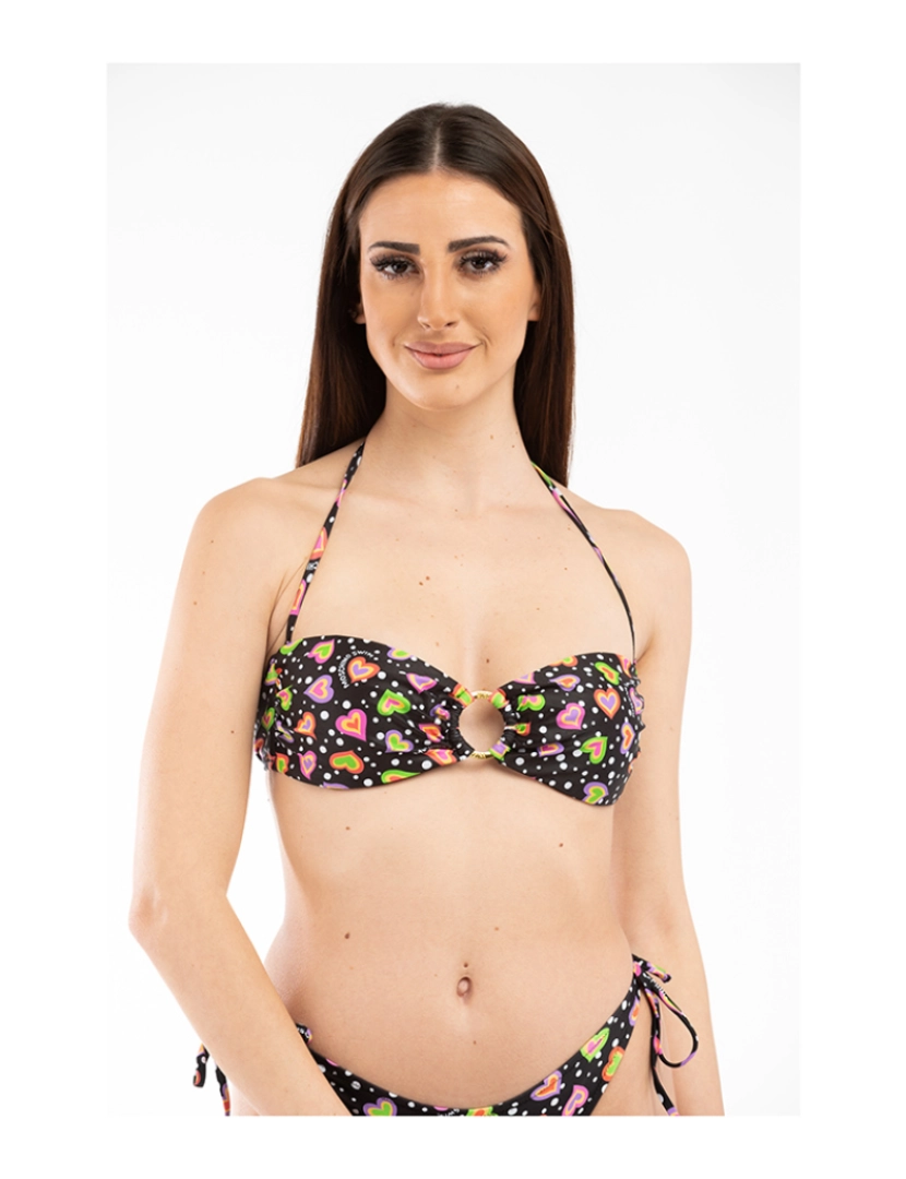 Moschino - Bikini Top Senhora Preto Fantasia