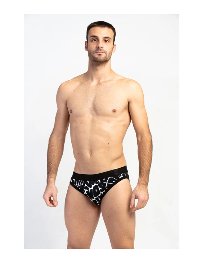 Moschino - Brief Homem Preto Fantasia