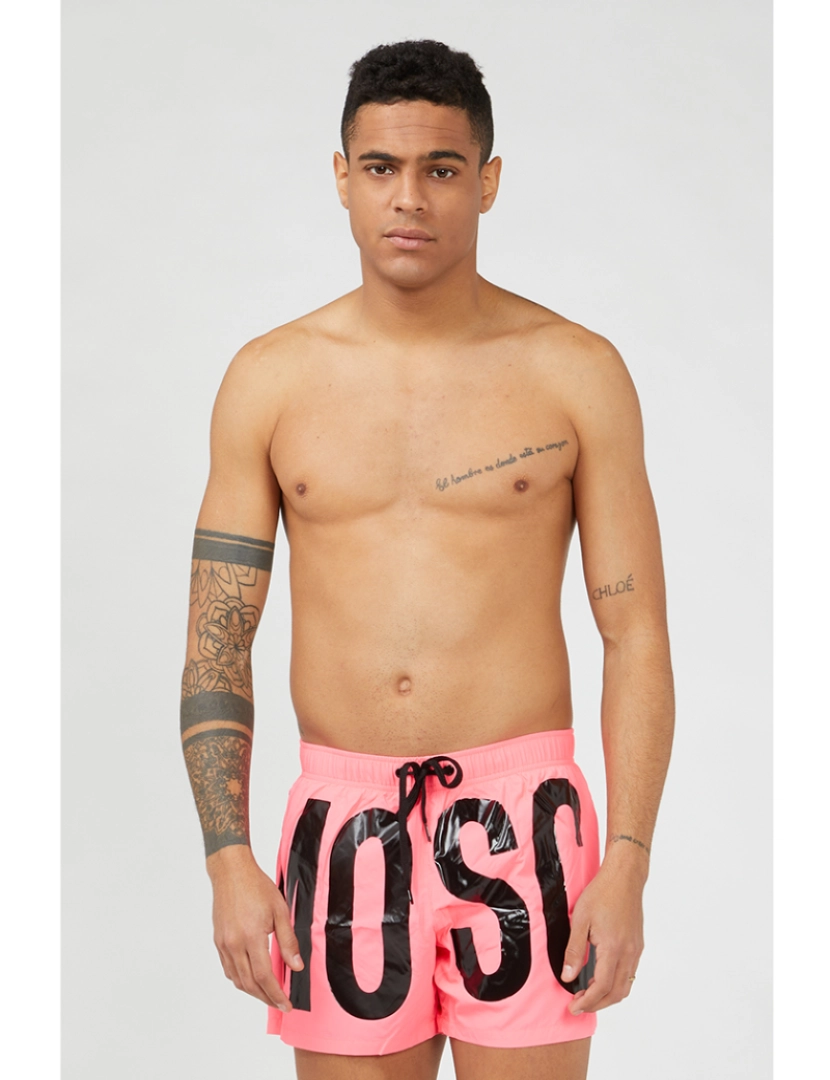 Moschino - Calções De Banho Homem Fuchsia 