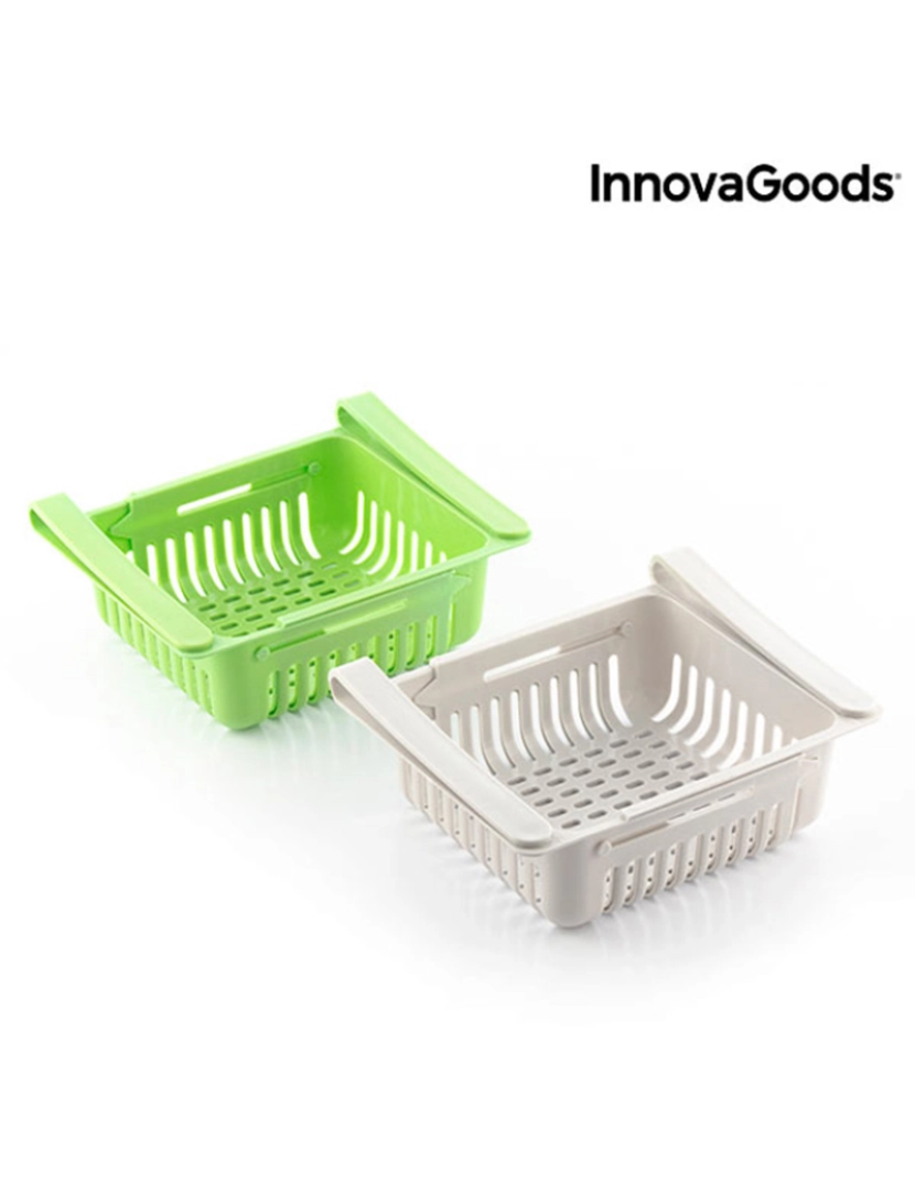 Innovagoods - Organizador de Frigorífico Ajustável Friwer (pack de 2)