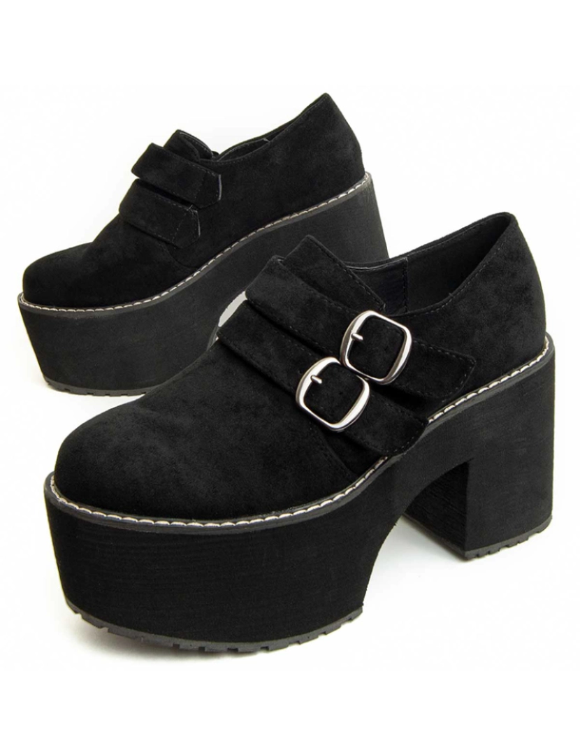 Montevita - Mocassins Salto Senhora Preto